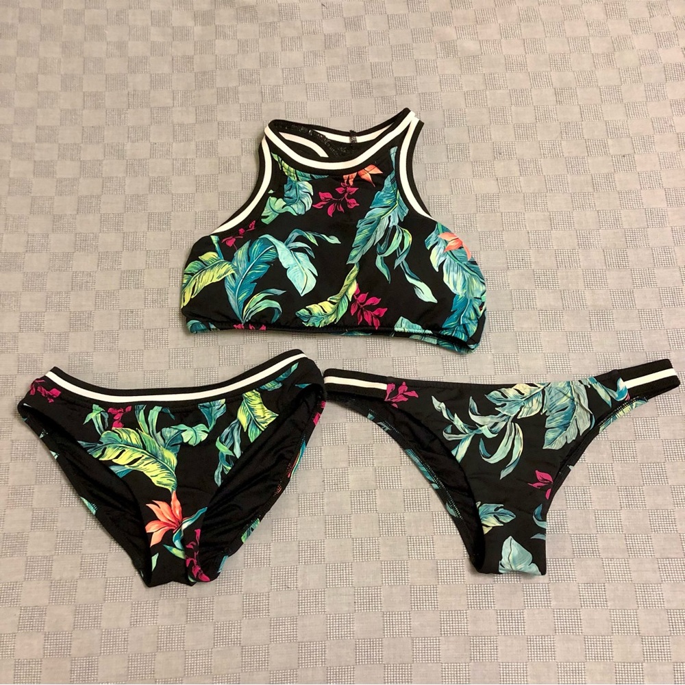 Seafolly Australia Swim Jungle Out There Bikini Top & Bottom Set